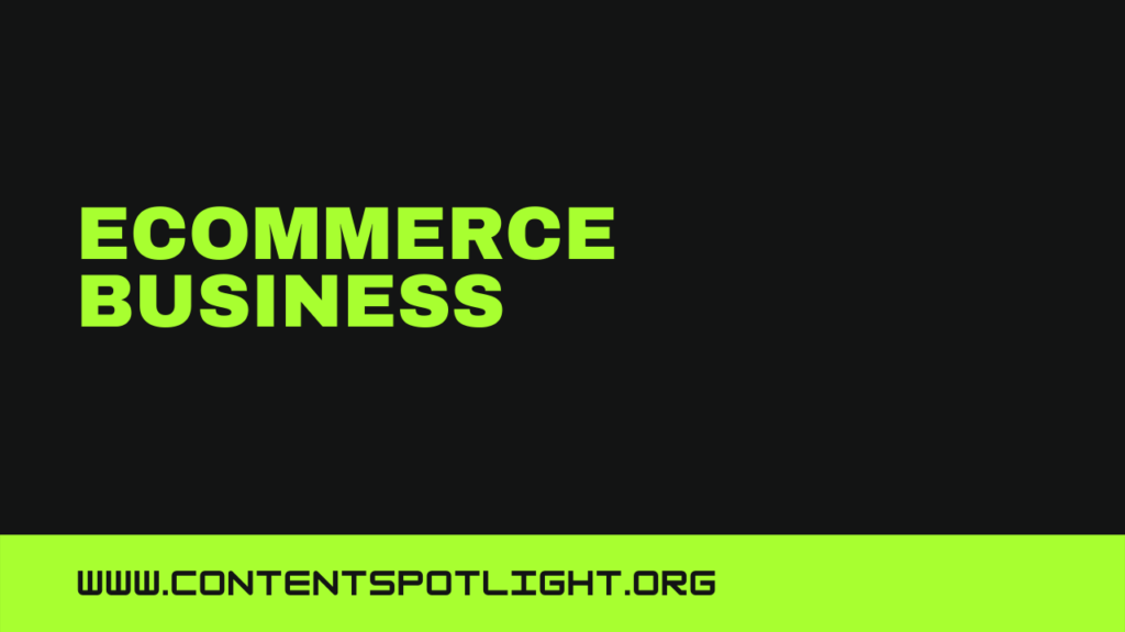 Ecommerce business companies